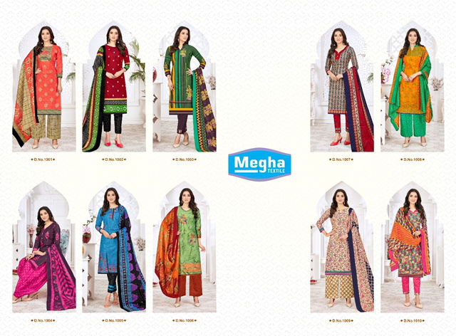 Megha Raazi 2 Latest fancy Designer Regular Casual Wear Printed Cotton Dress Material Collection
